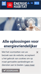 Mobile Screenshot of energie-habitat.be